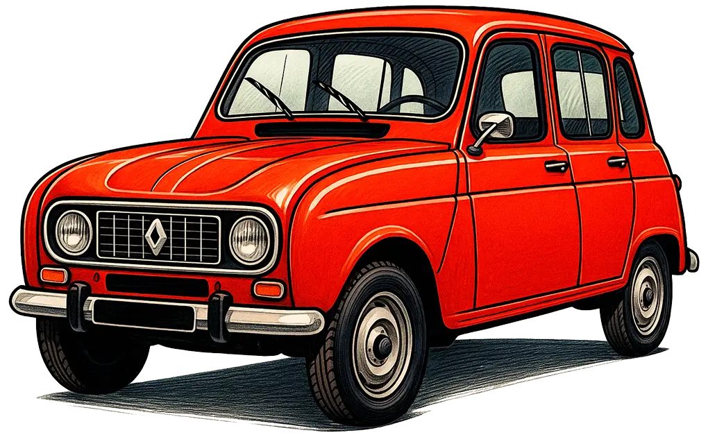 Mimi, la 4L pompier retraitée